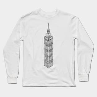 Big Ben - Hand Drawn Print Long Sleeve T-Shirt